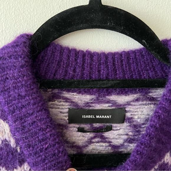 Isabel Marant Jaden Sweater in Ultra Violet - Picture 4 of 7